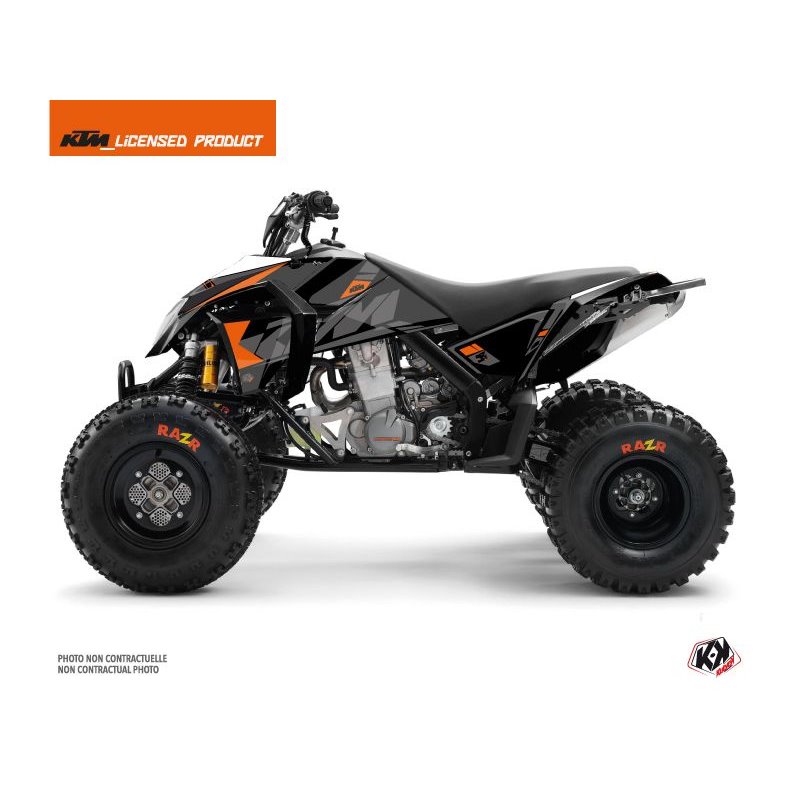 Kit Déco Quad Reflex KTM 450-525 SX Noir (2009-2013)