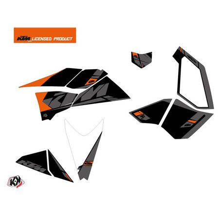Kit Déco Quad Reflex KTM 450-525 SX Noir (2009-2013)