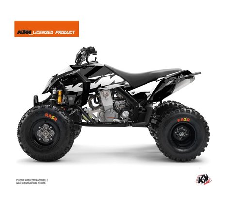 Kit Déco Quad Retro KTM 450-525 SX Noir (2009-2013)