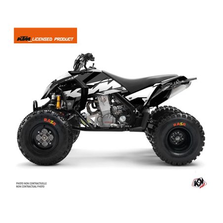 Kit Déco Quad Retro KTM 450-525 SX Noir (2009-2013)