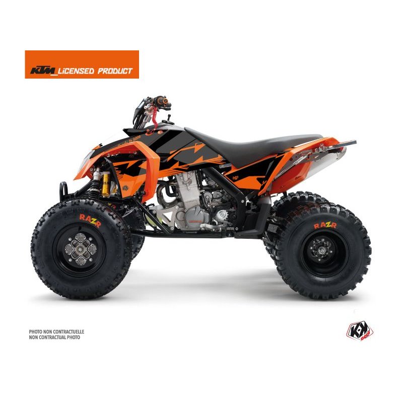 Kit Déco Quad Retro KTM 450-525 SX Orange (2009-2013)