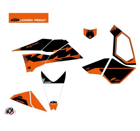 Kit Déco Quad Retro KTM 450-525 SX Orange (2009-2013)