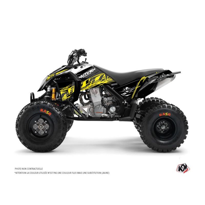 Kit Déco Quad Eraser Fluo KTM 450-525 SX Jaune (2009-2013)