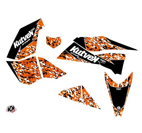 Kit Déco Quad Predator KTM 450-525 SX Orange (2009-2013)