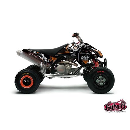 Kit Déco Quad Trash KTM 450-525 SX Noir Orange (2009-2013)