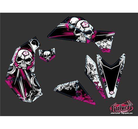 Kit Déco Quad Trash KTM 450-525 SX Noir Rose (2009-2013)