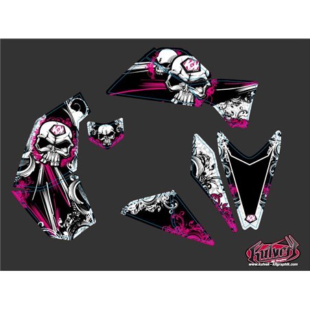 Kit Déco Quad Trash KTM 450-525 SX Noir Rose (2009-2013)