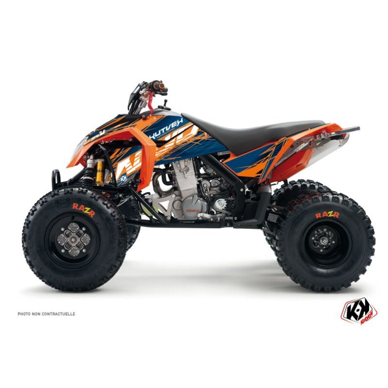 Kit Déco Quad Eraser KTM 450-525 SX Bleu Orange (2009-2013)