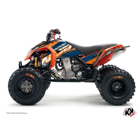 Kit Déco Quad Eraser KTM 450-525 SX Bleu Orange (2009-2013)