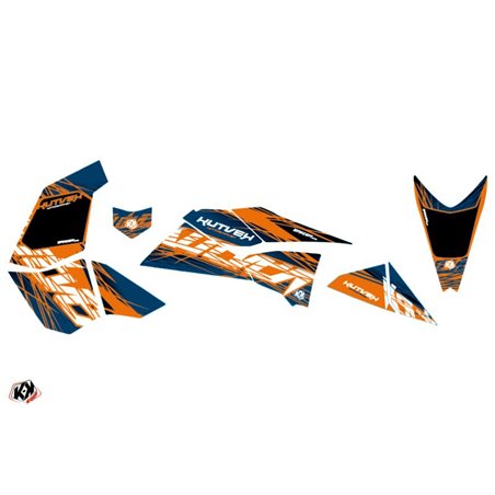 Kit Déco Quad Eraser KTM 450-525 SX Bleu Orange (2009-2013)