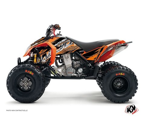 Kit Déco Quad Eraser KTM 450-525 SX Orange Noir (2009-2013)