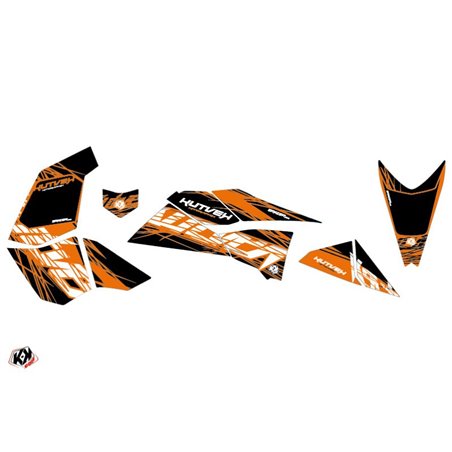 Kit Déco Quad Eraser KTM 450-525 SX Orange Noir (2009-2013)