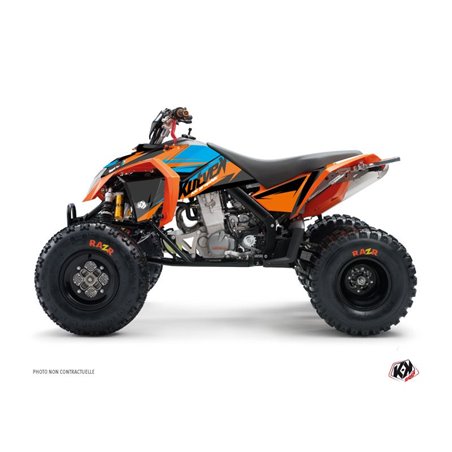 Kit Déco Quad Stage KTM 450-525 SX Orange Bleu (2009-2013)