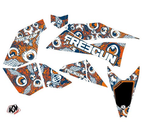 Kit Déco Quad Freegun Eyed KTM 450-525 SX Orange (2009-2013)