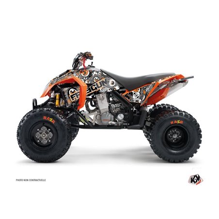 Kit Déco Quad Freegun Eyed KTM 450-525 SX Gris Orange (2009-2013)