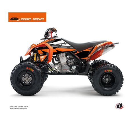 Kit Déco Quad Rift KTM 450-525 SX Orange Noir (2009-2013)