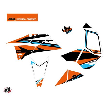 Kit Déco Quad Rift KTM 450-525 SX Orange Bleu (2009-2013)