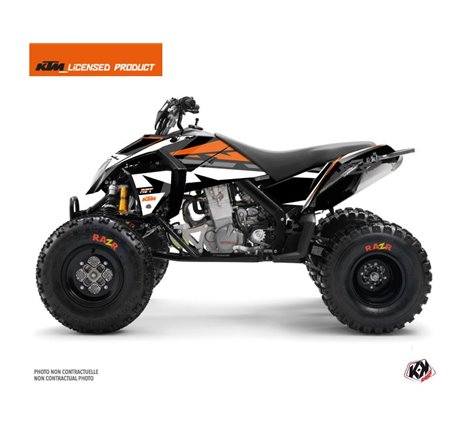 Kit Déco Quad Rift KTM 450-525 SX Noir Orange (2009-2013)