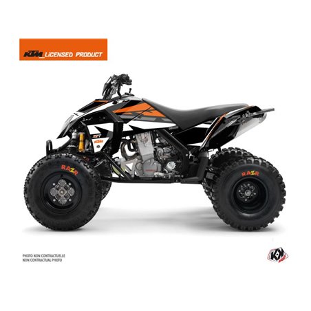 Kit Déco Quad Rift KTM 450-525 SX Noir Orange (2009-2013)