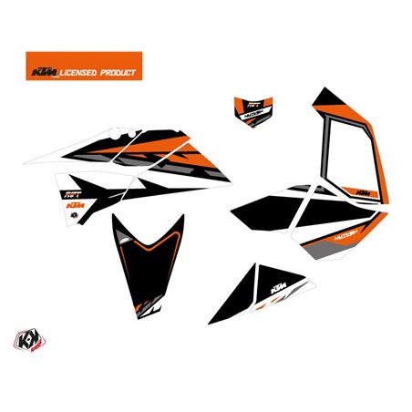Kit Déco Quad Rift KTM 450-525 SX Noir Orange (2009-2013)
