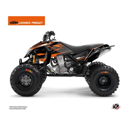 Kit Déco Quad Trophy KTM 450-525 SX Noir Orange (2009-2013)