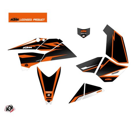 Kit Déco Quad Trophy KTM 450-525 SX Noir Orange (2009-2013)