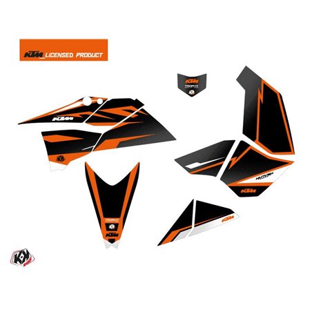 Kit Déco Quad Trophy KTM 450-525 SX Noir Orange (2009-2013)