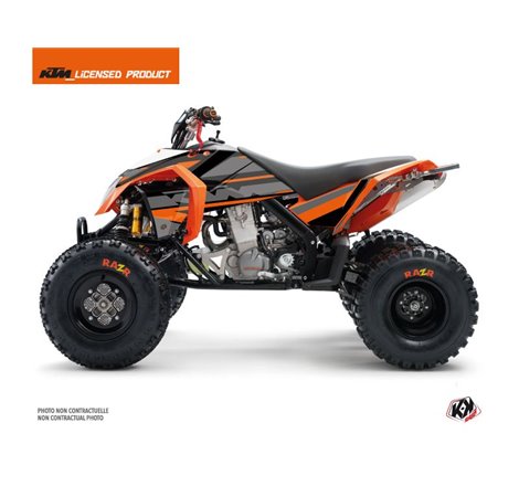 Kit Déco Quad Breakout KTM 450-525 SX Noir Orange (2009-2013)