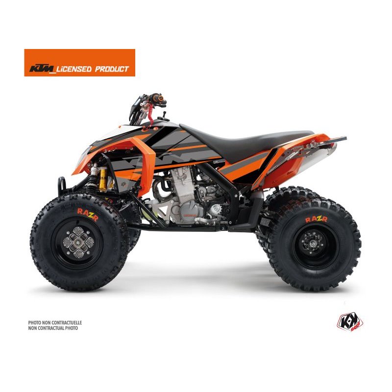Kit Déco Quad Breakout KTM 450-525 SX Noir Orange (2009-2013)