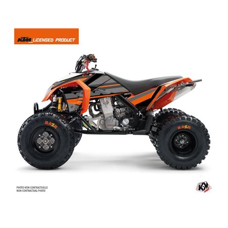 Kit Déco Quad Breakout KTM 450-525 SX Noir Orange (2009-2013)