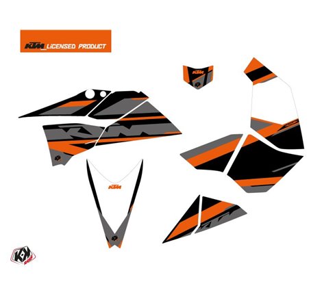 Kit Déco Quad Breakout KTM 450-525 SX Noir Orange (2009-2013)