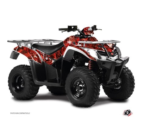 Kit Déco Quad Camo Kymco 250 MXU Rouge (2004-2012)