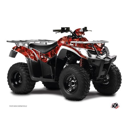 Kit Déco Quad Camo Kymco 250 MXU Rouge (2004-2012)