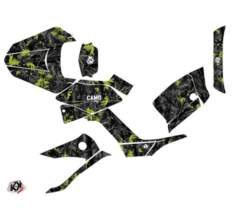 Kit Déco Quad Camo Kymco 300 MXU Noir Vert (2019-2023)