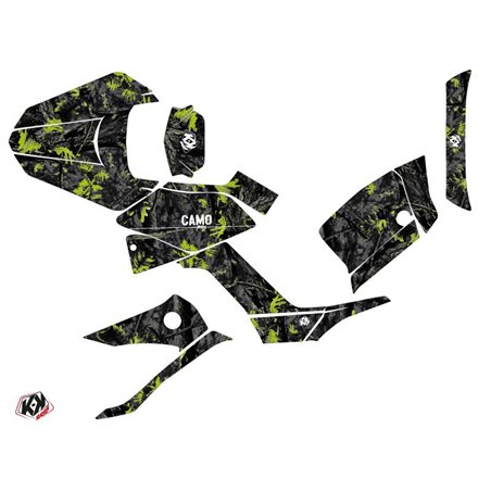 Kit Déco Quad Camo Kymco 300 MXU Noir Vert (2019-2023)