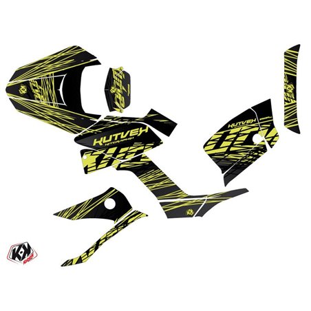 Kit Déco Quad Eraser Kymco 300 MXU Neon Gris (2019-2023)