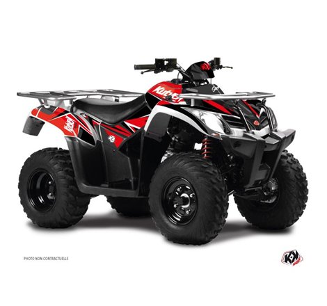 Kit Déco Quad Stage Kymco 300 MXU Rouge Noir (2019-2023)