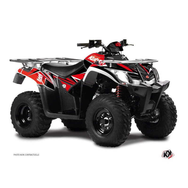 Kit Déco Quad Stage Kymco 300 MXU Rouge Noir (2019-2023)