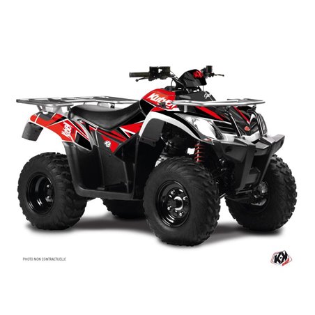 Kit Déco Quad Stage Kymco 300 MXU Rouge Noir (2019-2023)