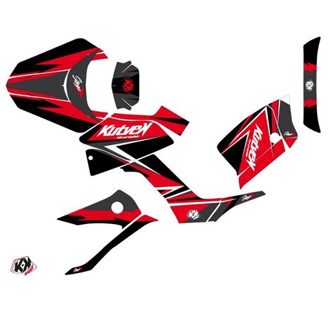 Kit Déco Quad Stage Kymco 300 MXU Rouge Noir (2019-2023)