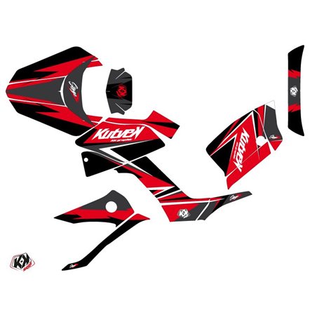 Kit Déco Quad Stage Kymco 300 MXU Rouge Noir (2019-2023)