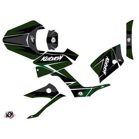Kit Déco Quad Stage Kymco 300 MXU Noir Vert (2019-2023)
