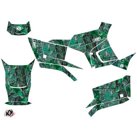Kit Déco Quad Camo Kymco 300 MXU R Vert (2010-2018)