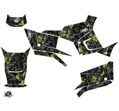 Kit Déco Quad Camo Kymco 300 MXU R Noir Vert (2010-2018)