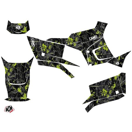 Kit Déco Quad Camo Kymco 300 MXU R Noir Vert (2010-2018)