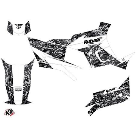 Kit Déco Quad Predator Kymco 300 MXU R Blanc (2010-2018)