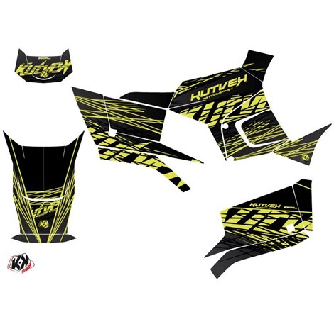 Kit Déco Quad Eraser Kymco 300 MXU R Neon Gris (2010-2018)