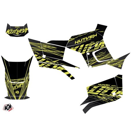 Kit Déco Quad Eraser Kymco 300 MXU R Neon Gris (2010-2018)
