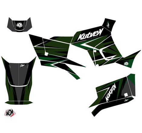 Kit Déco Quad Stage Kymco 300 MXU R Noir Vert (2010-2018)