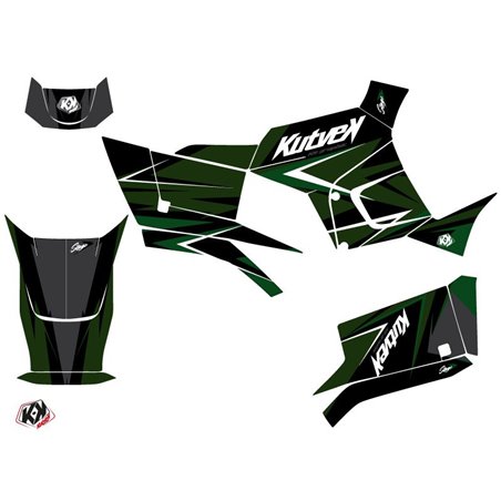 Kit Déco Quad Stage Kymco 300 MXU R Noir Vert (2010-2018)
